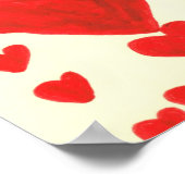 浮動ハート ポスター (角)