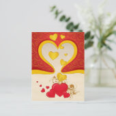 浮動ハート ポストカード (スタンド正面)