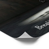 浮動パズル型枠:抽象芸術彫刻デザイン ポスター (角)