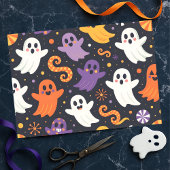 浮動フレンドリー幽霊と紙吹雪ハロウィーン 薄葉紙