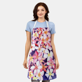 浮動プルメリア エプロン