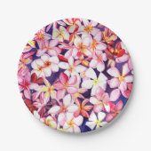 浮動プルメリア ペーパープレート (正面)