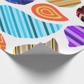 浮動ペイズリー ラッピングペーパー (角)