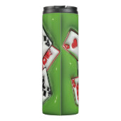 浮動ポーカーカード3D膨張タンブラー タンブラー (裏面)