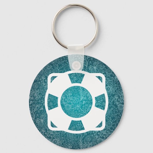 浮動リフサバー記号 キーホルダー (正面)