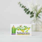 浮動レモン名刺 名刺 (スタンド正面)