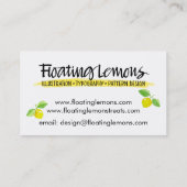 浮動レモン名刺 名刺 (裏面)