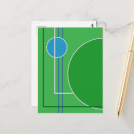 浮動円11抽象デザインはがき ポストカード