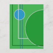 浮動円11抽象デザインはがき ポストカード (正面)