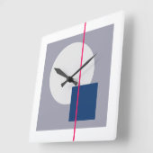 浮動円4 スクエア壁時計 (傾斜)