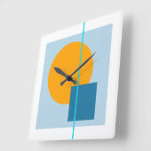 浮動円4 スクエア壁時計 (傾斜)