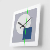 浮動円4 スクエア壁時計 (傾斜)