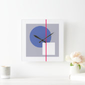 浮動円4 スクエア壁時計 (ホーム)
