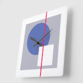 浮動円4 スクエア壁時計 (傾斜)