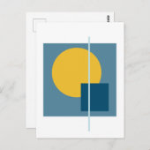 浮動円4 ポストカード (正面/裏面)