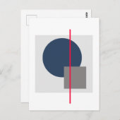 浮動円4 ポストカード (正面/裏面)