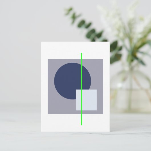 浮動円4 ポストカード (スタンド正面)