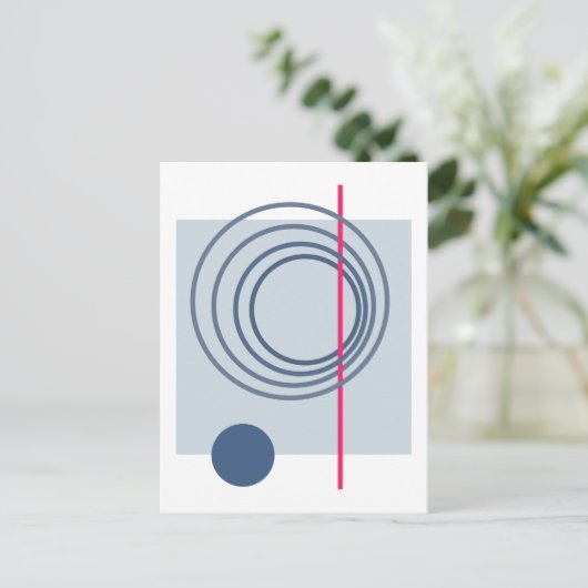 浮動円5 ポストカード (スタンド正面)