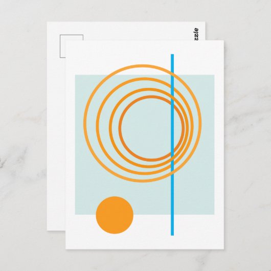 浮動円5 ポストカード (正面/裏面)