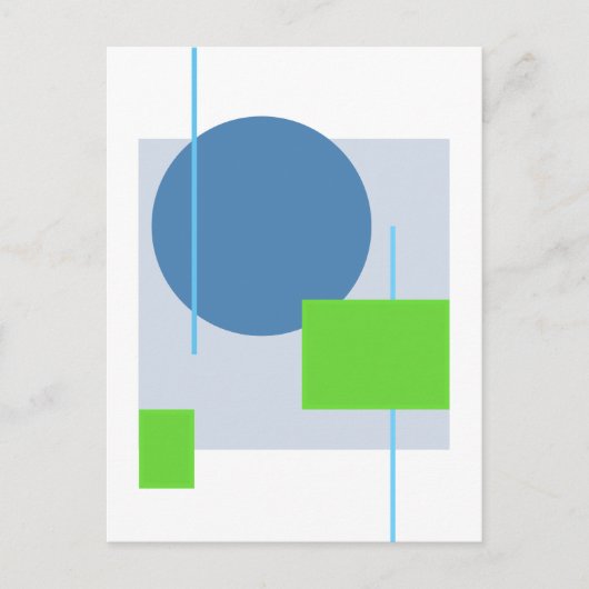 浮動円8 ポストカード (正面)