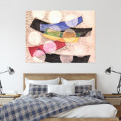 浮動型枠、抽象芸術アート、 キャンバスプリント (インサイチュ (寝室))
