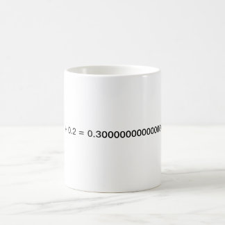 浮動小数点のマグ コーヒーマグカップ