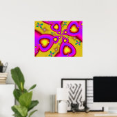 浮動小数点フラクタルハート ポスター (ホームオフィス)