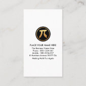 浮動小数点数記号 名刺 (裏面)