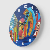 浮動市時計 ラージ壁時計 (傾斜)