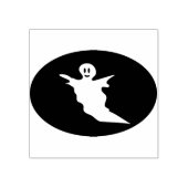 浮動幽霊2シルエットアートスタンプ ラバースタンプ (インプリント)