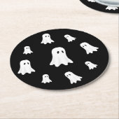 浮動幽霊- ラウンドペーパーコースター (アングル)