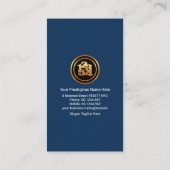 浮動数デビット·レター簿記サービス 名刺 (裏面)