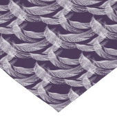 浮動白い羽 ショートテーブルランナー (コーナー)