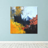 浮動秒 キャンバスプリント (インサイチュ (ウッドフロア))