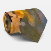 浮動紅葉抽象芸術 ネクタイ (ロール)