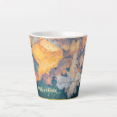 浮動紅葉 カフェラテマグ (正面)