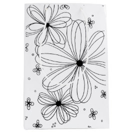 浮動花びらからカラー抱き枕 ミディアムペーパーバッグ