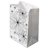 浮動花びらからカラー抱き枕 ミディアムペーパーバッグ (裏面アングル)