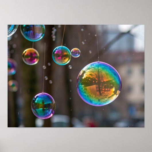 浮動虹と反射 ポスター (正面)