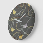 浮動蝶の時計 ラージ壁時計 (傾斜)