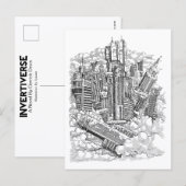 浮動超高層ビル – はがき (正面/裏面)