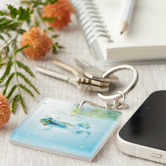 浮動 キーホルダー (正面右)