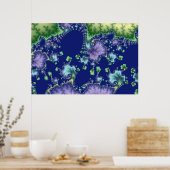 浮動 – フラクタルポスター ポスター (キッチン)