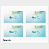 浮動 長方形シール (シート)