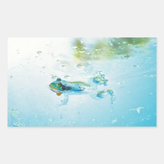 浮動 長方形シール (正面)