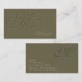 浮彫りにして下さい 名刺 (正面/裏面)