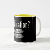 浮得雪の靴 ツートーンマグカップ (正面右)