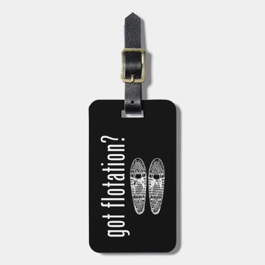 浮得雪の靴 ラゲッジタグ (正面縦)