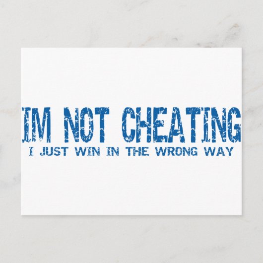 浮気してない ポストカード (正面)