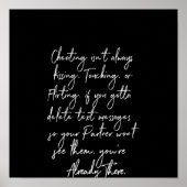 浮気は必ずしも触キスをするれたり浮気したりしない ポスター (正面)